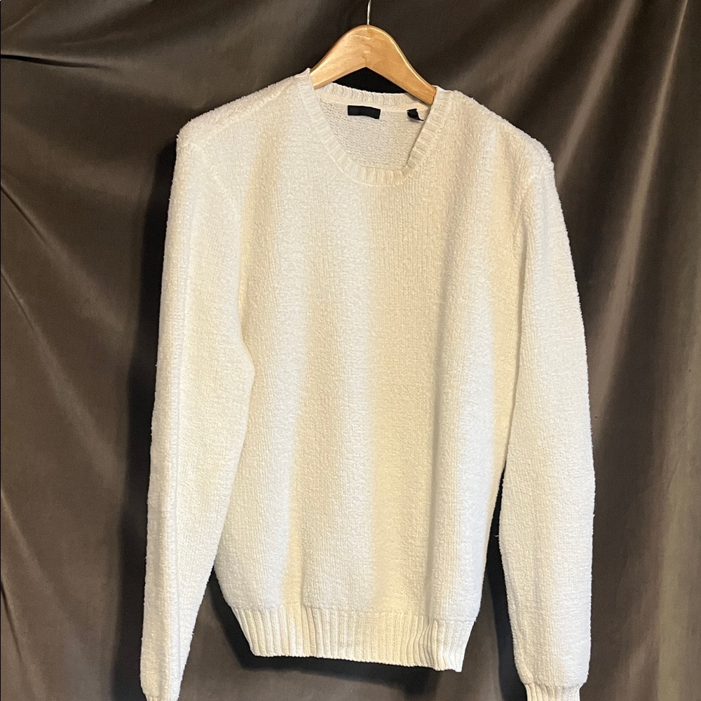 ATM Anthony Thomas Melillo White Crewneck Sweater